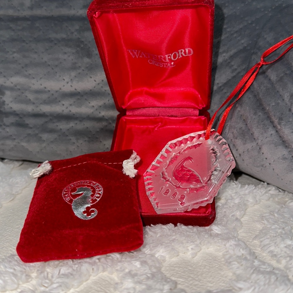 Waterford 1989 Ornament “Six Geese a Laying”